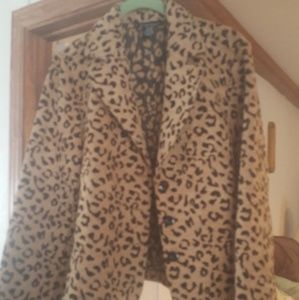 PORTRAIT ANIMAL PRINT BLAZER- SIZE
